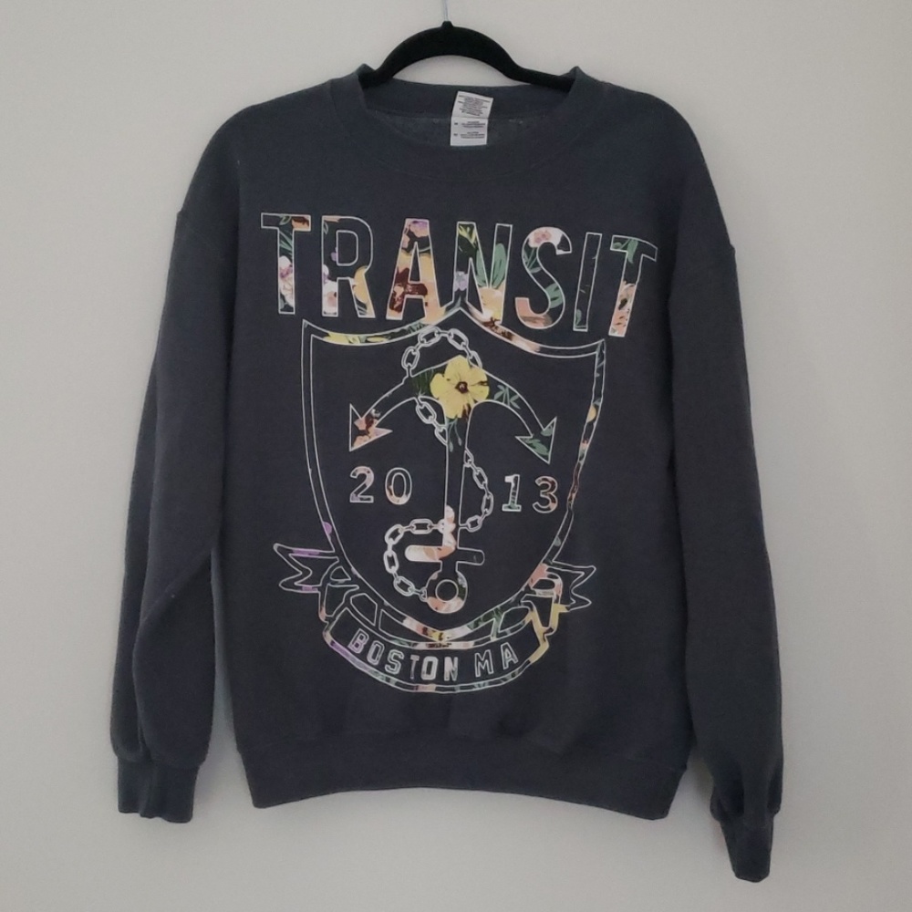 TRANSIT (band) crewneck sweatshirt
